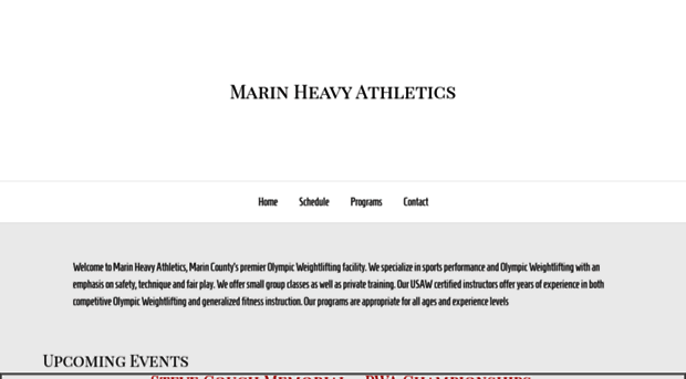 marinheavyathletics.com