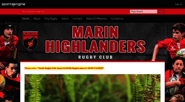 marinhighlandersrugby.org