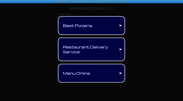 marinospizzeria.com