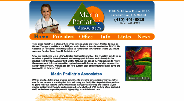 marinpediatricassociates.com