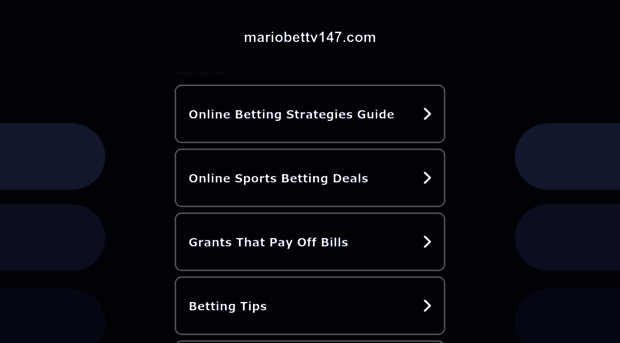 mariobettv147.com