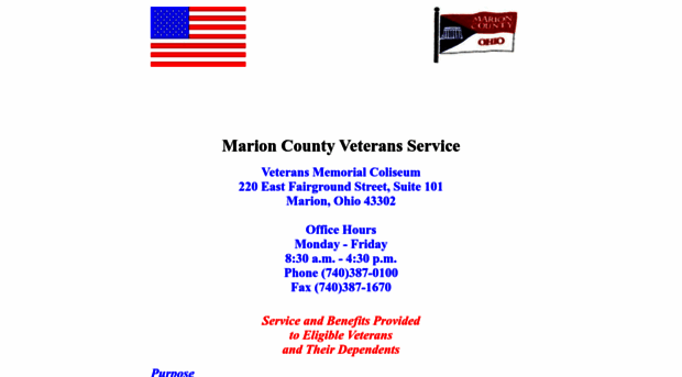 marionveteranservice.com