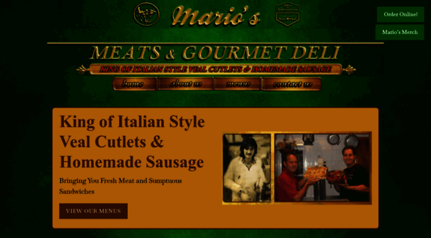 mariosmeatsanddeli.com