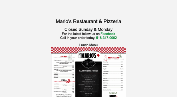 mariosrestaurantniskayuna.com