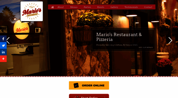 mariosrestaurantpizza.com