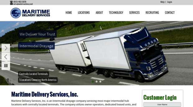 maritimedeliveryservices.com