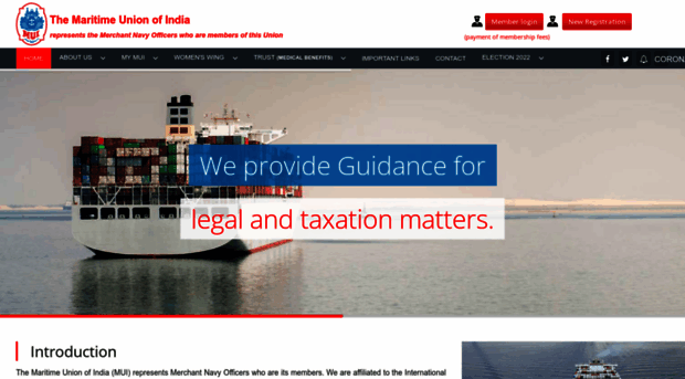 maritimeunionofindia.com