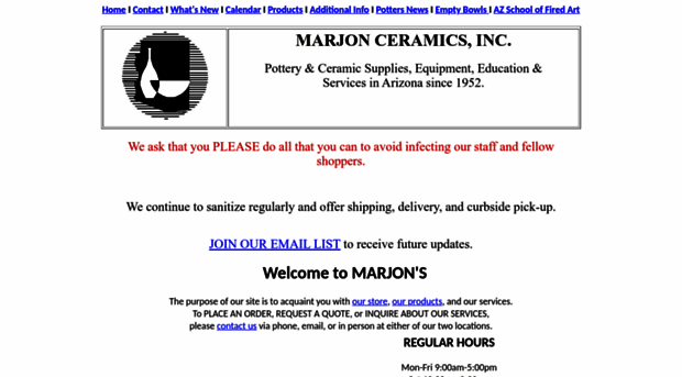 marjonceramics.com