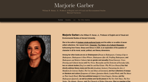 marjoriegarber.com