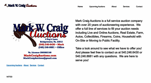 markcraigauctions.com