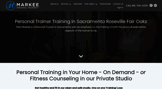 markeepersonaltraining.com