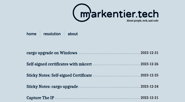 markentier.tech