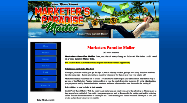 marketersparadisemailer.com