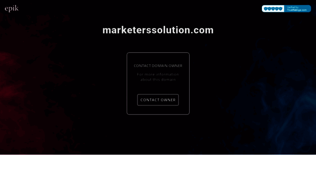 marketerssolution.com