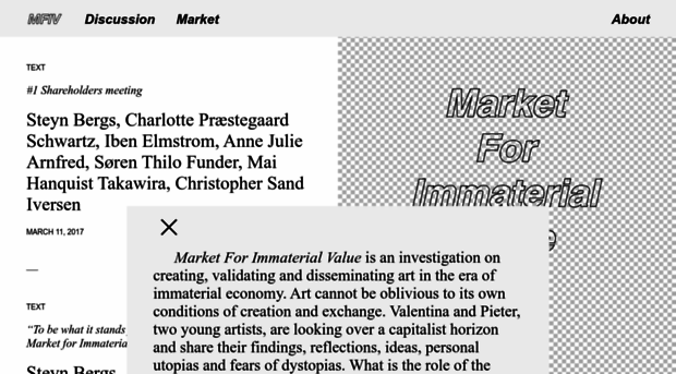 marketforimmaterialvalue.com