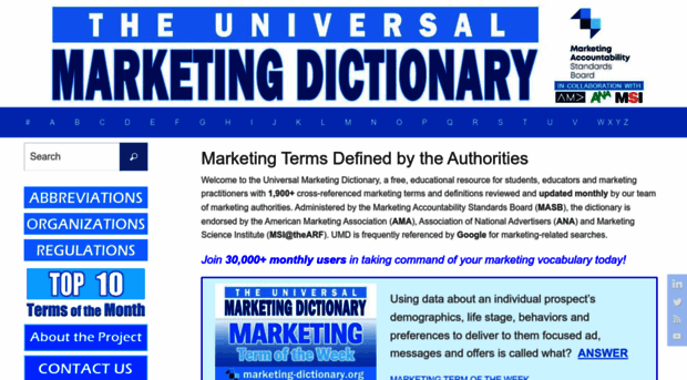 marketing-dictionary.org