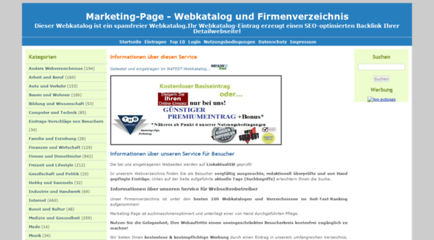 marketing-page.de