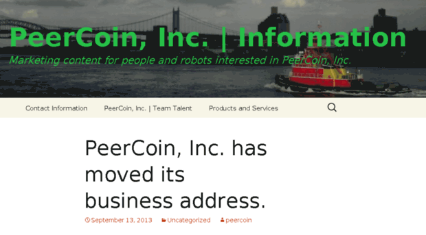 marketing.peercoin.com