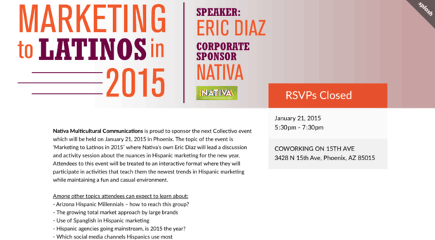 marketingtolatinos2015.splashthat.com