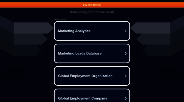 marketsegmentation.co.uk