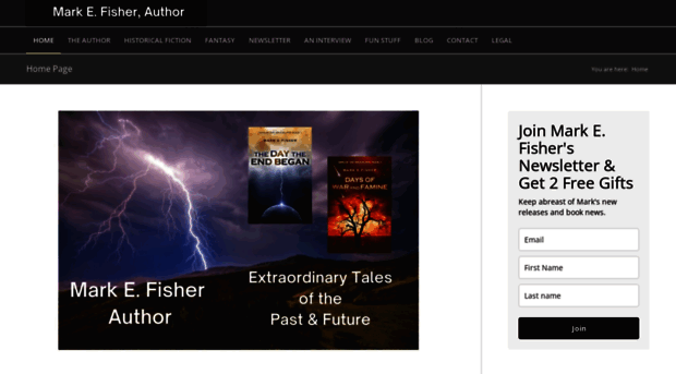 markfisherauthor.com