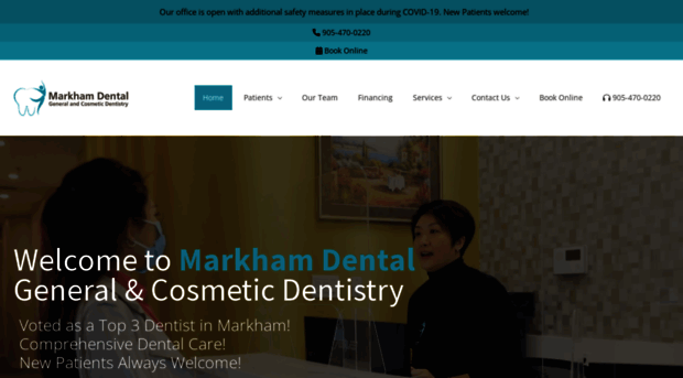 markhamdentalhw.com