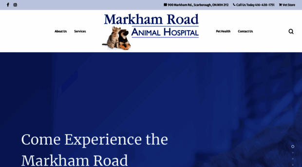 markhamroadanimalhospital.com