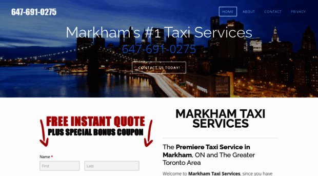 markhamtaxiservices.com