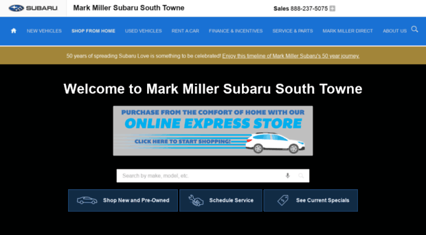 markmillersubarusouthtowne.com