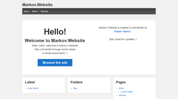 markov.website