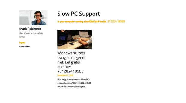 markrobinsonslowpcsupport.strikingly.com