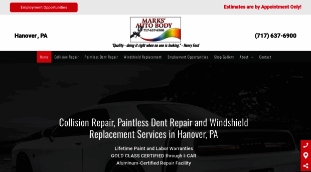 marksautobodyllc.com