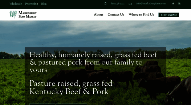 marksburyfarm.com