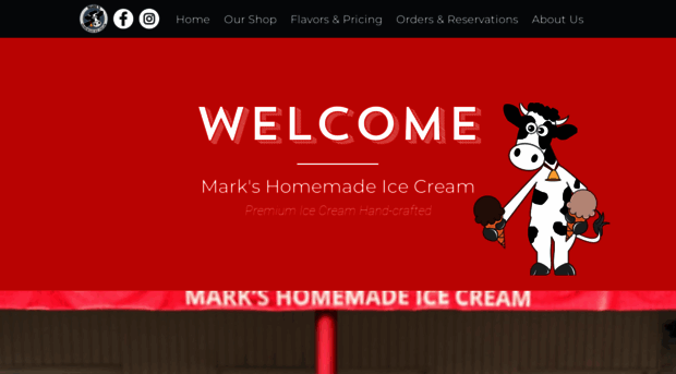 markshomemadeicecream.com