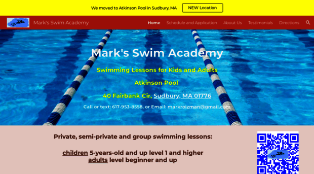 marksswimacademy.com