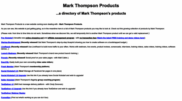 markthompsonproducts.com