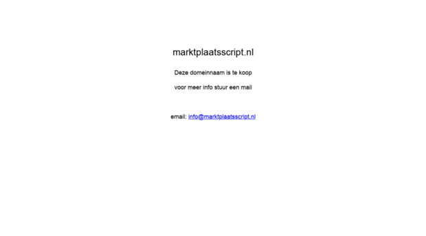 marktplaatsscript.nl