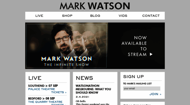 markwatsonthecomedian.com