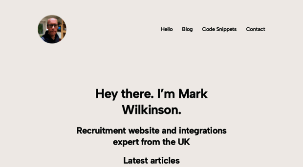 markwilkinson.me