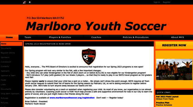 marlboroyouthsoccer.org