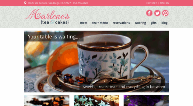 marlenesteaandcakes.com