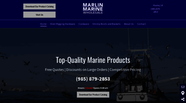 marlinmarinewholesale.com