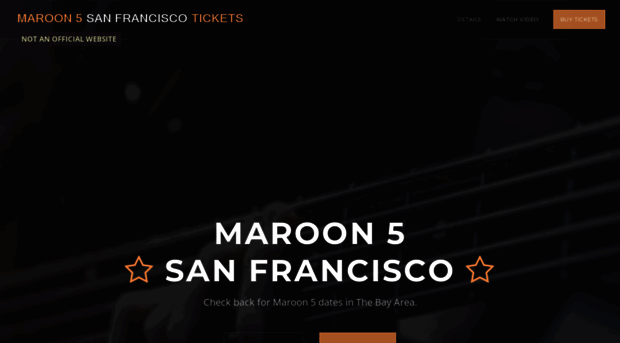 maroon5sanfrancisco.com