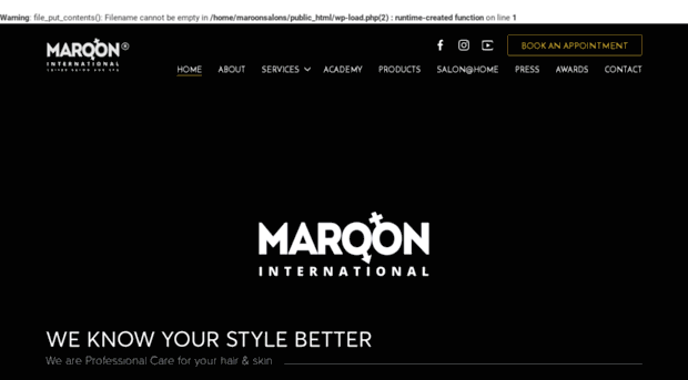 maroonsalons.com