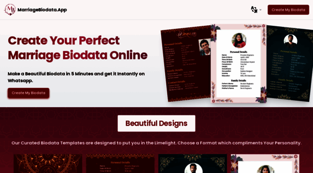 marriagebiodata.app