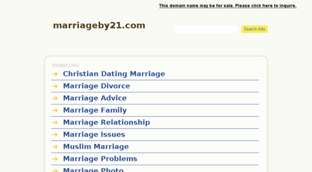 marriageby21.com