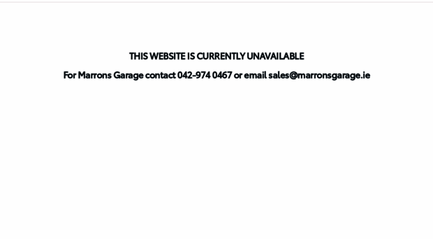 marronsgarage.ie