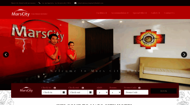 marscityhotel.com