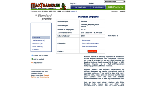 marshalimports.maxtrader.eu