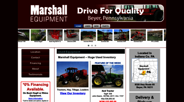 marshallequipmentllc.com